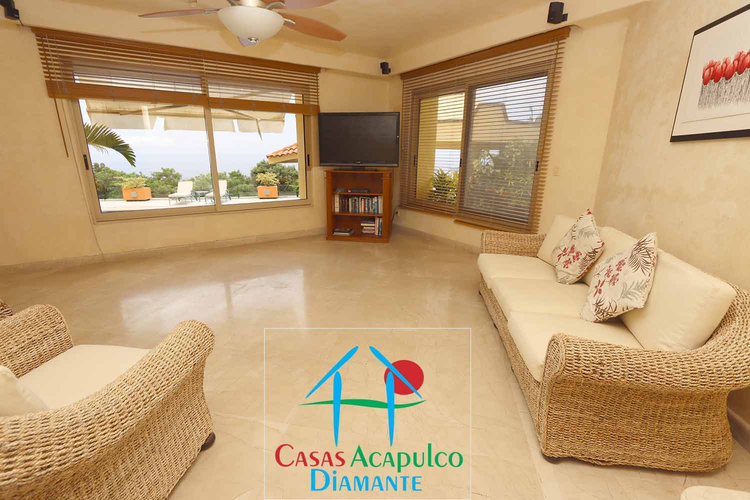 Casa Mari - Recámara uno (o sala de tv) 3